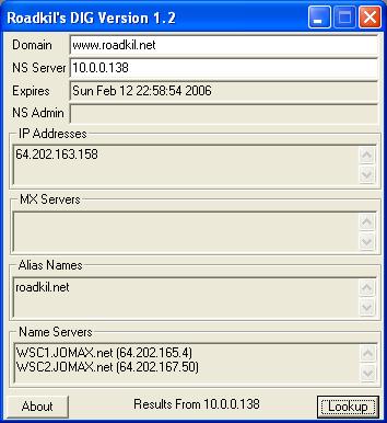 Roadkil's DIG Screenshot