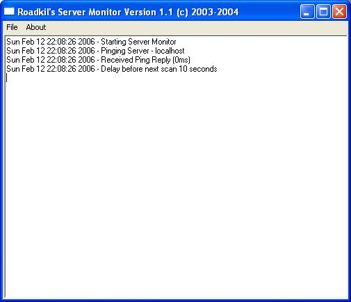 Roadkil's Server Monitor Screenshot